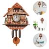Living Room Retro Forest House Wall Clock Wooden Quartz Cuckoo Clocks