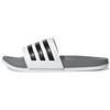 Adilette Comfort Slide White Grey Unisex Sneakers Cloud-White Core-Black Grey-Three GZ5895