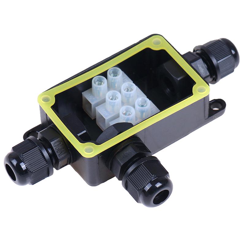 3Way Ip66 Outdoor Waterproof Cable Connector Junction Box With Terminal 450V
