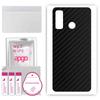 apgo Protective Skin Sticker for the Back Compatible with Tecno Spark 5 Pro, Wrap Film, Foil, Vinyl - Pattern Carbon Black