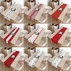 2pcs Christmas Table Flag Fabric Tea Flag Table Mat Holiday Gifts Coffee Table Tea Table TV Cabinet Decorative Cloth
