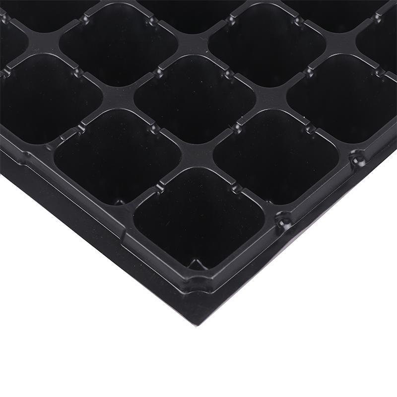2Pcs 50 Cells Seedling Trays Plastic Gardening Germination Trays Black Seedling Container Garden Supplies For Vegetable Flower