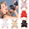 Sunscreen Mitten Long Fingerless Mesh Mitten Half Finger Fishnet Gloves Lace Gloves Dance Gloves