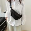New Women's Shoulder Bag Fashion Girls Crossbody Bag Girls Sports Chest Bag Niche Personality Men's Belt Bag Oxford Fabric