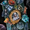 40 Sheets/pack Magic Witch Themed Stickers Creative Collage Decoration Scrapbook Photo Frame Gift Material Stickers