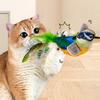 Chirping Bird Cat Toy Interactive Simulation Electric Bird Touch Activated Plush Bird Cat Teaser for Indoor Cats And Dogs