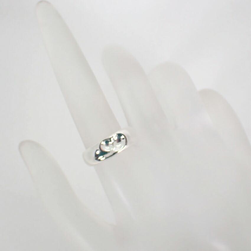 [Used] TIFFANY 925 Heart Ring/Size 10/j12-11