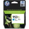 HP 953XL Cartouche D'encre Cyan Grande Capacité Authentique (F6U16AE) Pour HP OfficeJet Pro 8710/8715/8720
