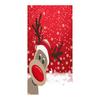 Christmas Door Cover Merry Christmas Backdrop Banner Outdoor Front Porch Door Sign for Holiday Door Wall Home Decor Photo Backgrounds
