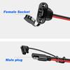 1/2Sets SAE Quick Connector Harness SAE Adapter Male Plug To Female Socket Cable 12AWG SAE Extension Cable Waterproof ForCharger