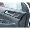 For Tucson 2015-2019 4PCS/lot Carbon Fiber Car Molding Interior Door Handle Bowl Cover Case Trim Decoration