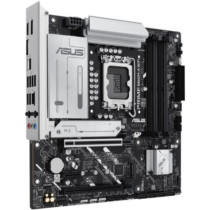 Carte mère - ASUS - PRIME B860M-A WIFI - Intel B860 LGA 1851 (Socket V1) micro ATX