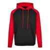 Men's Contrast Raglan Hoodie