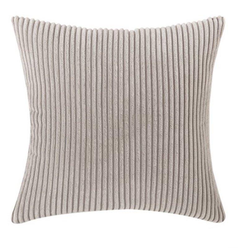 Square Cushion Case Sofa Cover Corduroy Winter Pillow Plush Velvet Home Decor