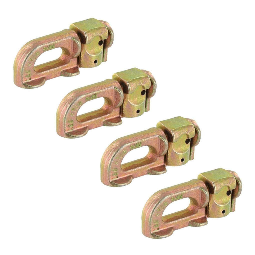 4x Cargo Control L Track Double Stud Fitting Cargo Control Trailer Parts L Track Double Camper Van