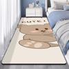 Cartoon Carpet Living Room Non Washable Wipable Carpet Bedroom Girl Bedside Carpet Mat Ins. Bedroom Sleeping Floor Mat