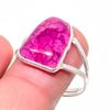 Pink Lace Agate Gemstone 925 Sterling Silver Jewelry Ring Size 10.5