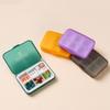 Multi Grids Mini Medicine Box Waterproof Pill Container Organizer Plastic Pill Box  Men