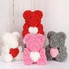 500 Pieces Teddy Bear of Roses 3.5cm Foam Wedding Decorative Christmas Decor for Home Diy Gifts Box Artificial Flowers KTY