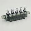 Five-position Plug-in Button Switch For Range Hood Five-position Silver Switch For Kitchen Hood 250VAC 4A 112 X 21 X 41mm