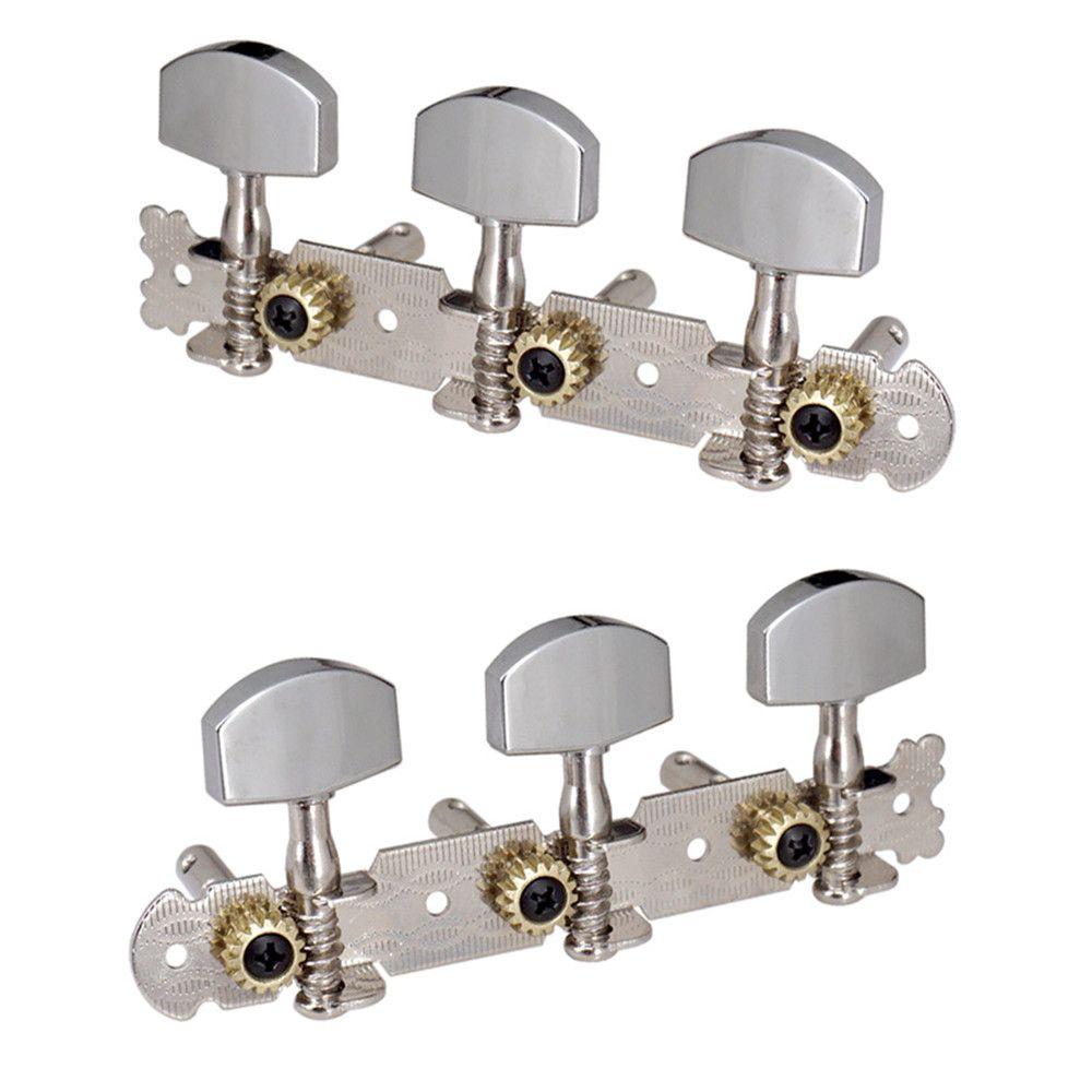 Knob Replacement Machine Heads Tuners Bass Guitar Tuning Pegs Folk Guitar Accessories L R Triplet