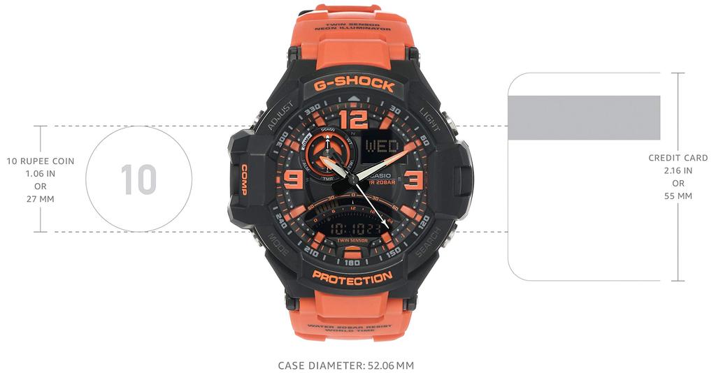 Casio Watch GRAVITYMASTER Twin Sensor [Casio] G-SHOCK G-Shock GA-1000-4A Men's [Reverse Import]