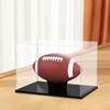 Football Display Case Basketball Holder Storage DIY Acrylic Clear Box Organizer for Volleyball