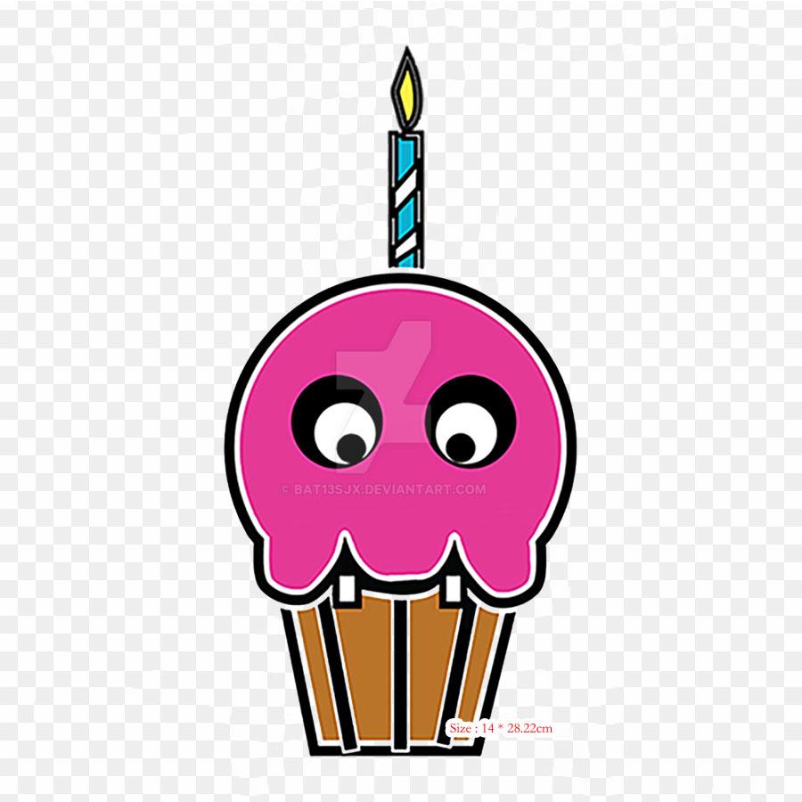 Кекс Fnaf Chica, кекс Five Nights At Freddy's 2, термонаклейки для одежды, футболка, сумка, теплопередающие наклейки, железные нашивки