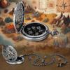 Mini DND Dice Set Polyhedral Dice with Chain Steampunk Gear Octopus Pocket Watch Dice Set