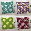 Chamomile Pillowcase Sofa Car Waist  Home Style Flower Landscape Cushion Cover