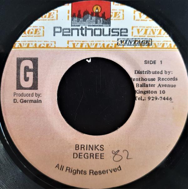 7inch Record GENERAL DEGREE - Brinks None Penthouse Vinta Jamaica Reggae, Ska & Dub Used