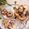 1PC Gingerbread Color Old Man Biscuit Pendant Christmas Tree Decoration Pendant Christmas Tree Ornament Christmas Decoration Small Gift