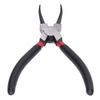 Internal Curved Retainer Ring Pliers Carbon Steel Rubber Circlip Pliers with Immersion Handle 6in