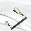Elastic Anti-Lost Fishing Keychain: Telescopic Hand Rope with Luya Clamp & Mountaineering Buckle