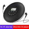 Portable CD Player Intelligent Bluetooth Walkman Touch Screen Ultra Thin CD Player White/Black 142*142*29mm