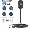 1Pcs Bluetooth Car Wireless Audio Adapter Stereo Transmitter Receiver Auxiliary Adapter Hands Free Car Kit Microphone HMM