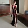 Women's Sexy Temperament Elegant Dress Split-ended Long Dress