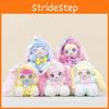 Turn Into Baby Rabbit Plush Keychain Toy Cartoon Doll Backpack Gifts Pendant