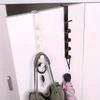 The Door Hooks, Sturdy Door Hanger, Towel Rack Towel Hooks for Bathroom, Versatile Over-the-Door Hanger Clothes & Bag Organizer