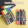 Multicolour Liquid Chalk Marker Erasable Fluorescent Pen Portable Kids Art Pen  Ceramics