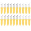 20pcs Small Corn Forks Holders Skewers BBQ Dual Prongs for Kitchen Picnic Camping Barbecue Tool