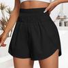 Women's Casual  Summer Elastic Beach Shorts  Solid Casual Shorts