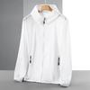 Fashion Hooded Windbreaker Jacket Women Men Sun Protection Jacket Zipper Bomber Jacket Casual Thin Coat Outerwear