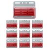 Takenous Takemura Shokai LED Side Marker Marker Pack of for Trucks Downlights, Lamps, 24V, 10, (Red)