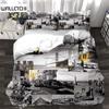 Bridges Modern Architecture 3d Duvet Cover Set King Queen Full Twin Size Bed Linen Set