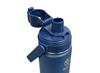 [Official Takeya] Takeya Flask Go Cup 0.52L Dark Blue with Cup, Stainless Steel Water Bottle, 520ml TAKEYA