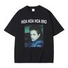 Movie Series Twilight Edward Cullen Hoa Hoa Hoa Bro T Shirt Robert Pattinson Funny Meme T-shirts Men's Casual Oversized T-shirt