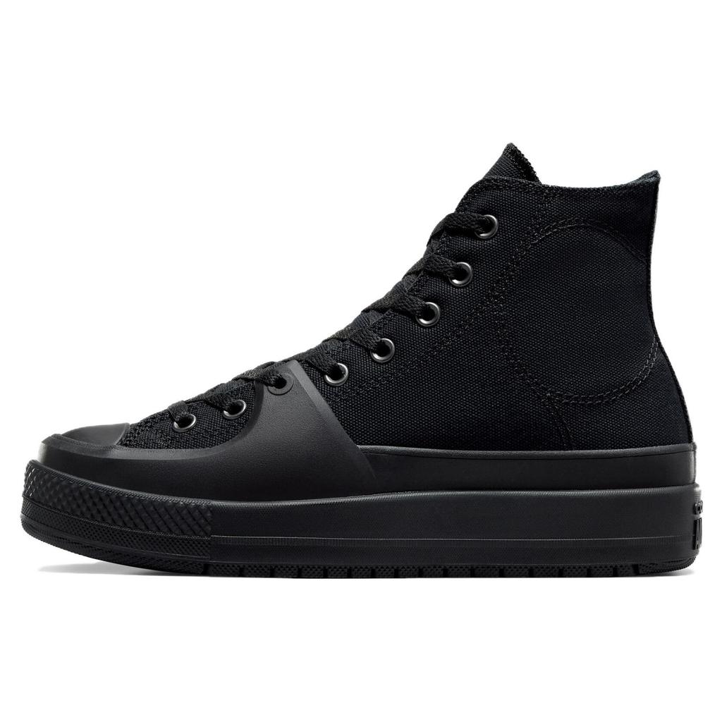Converse Chuck Taylor All Star Construct High Mono Canvas - Triple Black Unisex Sneakers A06888C