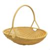 And Lightweight PP Picnic Basket with Handles, Rattan- Storage Basket, Fruit Draining