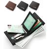 New Men's Wallet Credit Card Holder Zipper Coin Purse High-Quality Lychee Pattern Business Short Wallet For Men